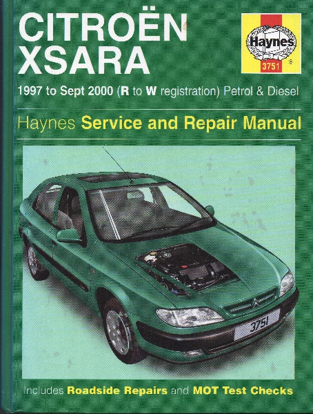 (image for) Haynes Citreon Xsara 1997-Sept 2000 (R to W) Petrol and Diesel